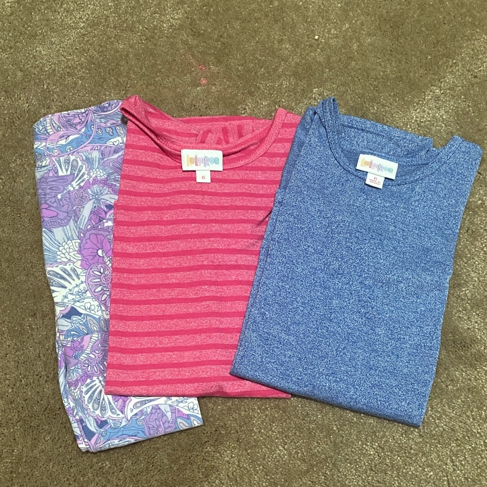Colorful Kids' Lularoe Set Size 6